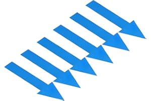 PATIKIL Arrow Sticker 12 Inch, 6 Sheet Directional Sign PVC Adhesive Removable Floors Decal for Floors Wall Marking, Blue