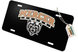 GRAPHICS & MORE Mercer University Secondary Logo Novelty Metal Vanity Tag License Plate