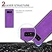 PASONOMI Note 8 Case, Note 8 Wallet Case with Detachable - [Folio Style] PU Leather Wallet case with ID&Card Holder Slot Wrist Strap for Samsung Galaxy Note 8 (Purple, Samsung Galaxy Note 8)