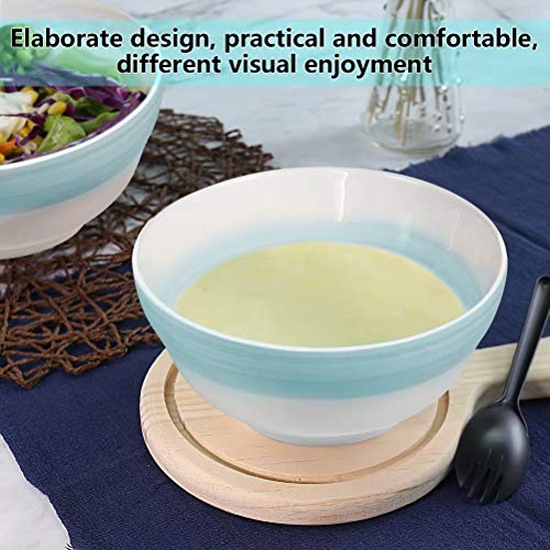 image for 77L Porcelain Salad Bowl, [Set of 2, 22 FL OZ (650 ML)] Ceramic Salad/