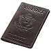 Shvigel Travel Wallet - Passport Holder - Genuine Leather - for Men & Women - Passport Cover Case (Brown)