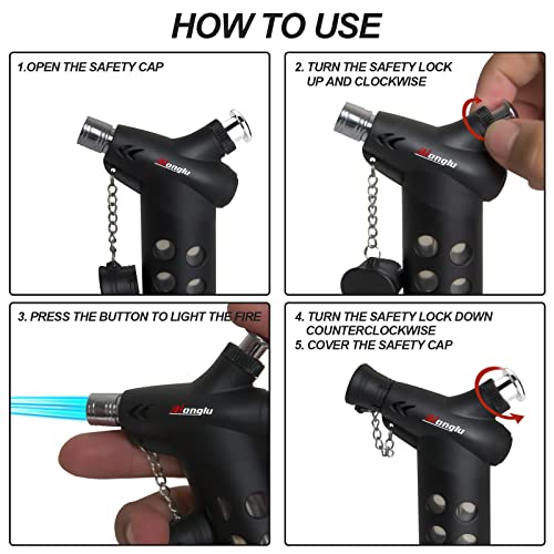 Torch Lighter, Butane Lighters Dual Flame Windproof Cool lighters