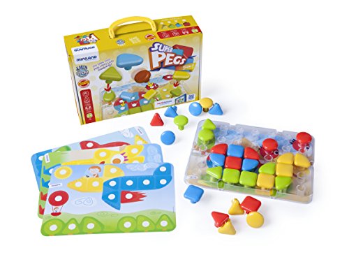 Miniland Giant Super Pegs Color Pegboard