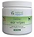 Natural Rapport Dog Ear Cleaner - The Only Ear Cleaner Dogs Need - Ear Cleaner Wipes for Cleaning Out Wax, Dirt, and Contaminants (Wipes, 100 CT)
