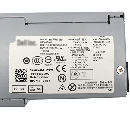 S-Union-250W-L250NS-00-Replacement-Power-Supply-for-Dell-Optiplex-390-790-990-3010-DT-Inspiron-530s-537s-540s-545s-546s-560s-570s-580s-Vostro-200s-220s-230s-400s-Studio-540s-Slim-Desktop-DT-Systems