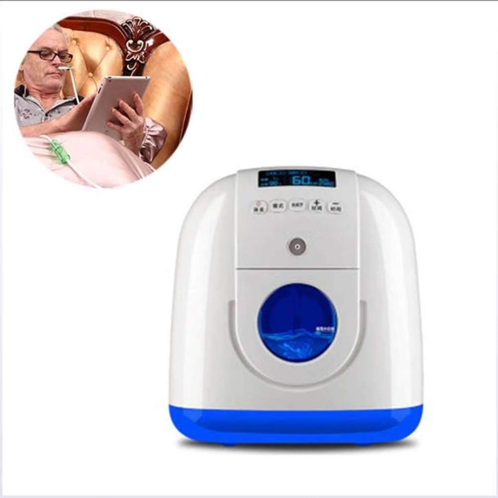 HANYF Small Oxygen Respirator for Home Use, 8-Stage Oxygen Filter / 1-7L Adjustable Large Flow Ventilator, Suitable for Car/Household