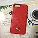 iPhone7/8 Plus -US Fast Deliver Guarantee FBA- Luxury PU Leather Style Case Cover for Apple iPhone 7 Plus iPhone 8 Plus Only (Red Monogram)