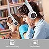 Yurlgst-Kids-HeadphonesCat-Ear-Bluetooth-Headphones-with-Led-Light-SD-Card-Slot-FM-Radio35mm-Audio-JackWirelessWired-Foldable-Kids-On-Ear-Headphones-for-Boys-Girls-AdultsGrey Yurlgst Kids Headphones,Cat Ear Bluetooth Headphones with Led Light, SD Card Slot, FM Radio,3.5mm Audio Jack,Wireless…