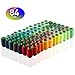 84 Colors Sewing Thread Assortment Coil 250 Yards Each,Sewing Kit All Purpose Polyester Thread for Hand (Mix)