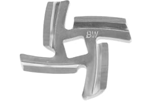 LIANXUE Meat Grinder Blade Stainless Steel 50mm Diameter HV6 Spare Part for Cooking Delicious Food As Shown Stainless Steel