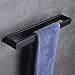 Hoooh Matte Black Hand Towel Holder for Bathroom, 15-3/4 Inch Stainless Steel Kitchen Towel Bar Wall Mounted, D110L40-BK