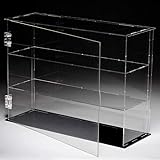 LANSCOERY Acrylic Display Stand,Clear Acrylic Display Case,Dustproof Protection for Collectibles,Acrylic Box, for Countertop 