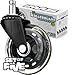 iNVUS FasterCasters - Rollerblade Style Office Chair Wheels - Built Tough To Last A Lifetime - Ideal for Hardwood Floors - Perfect Upgrade - Set of 5