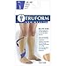 Truform 20-30 mmHg Compression Stockings for Men and Women, Knee High Length, Open Toe, Black, Medium