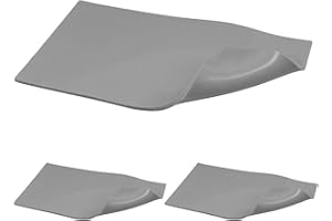 Hordion 3 PCS Silicone Heat Press Pad, 1/8" X 4" X 8" Foam Press Mat Double Sided Use Ironing Mat Transfer Sheet for Hat HTV 