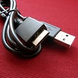 Sony Walkman MP3 Player Compatible : NWZ-E435F / NWZ-E436F / NWZ-E438F / NWZ-E443 / NWZ-E443K / NWZ-E444 / NWZ-E445 Data + Charger (Sync) Cable Cord - 3 feet Black - Bargains Depot