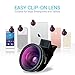 Cell Phone Camera Lens TURATA 2 in 1 Professional HD Camera Lens Kit 0.45X Super Wide Angle & 12.5X Macro Lens for iPhone 8 7 6s 6s Plus 6 Plus 5s & Most Smartphone, Tablet