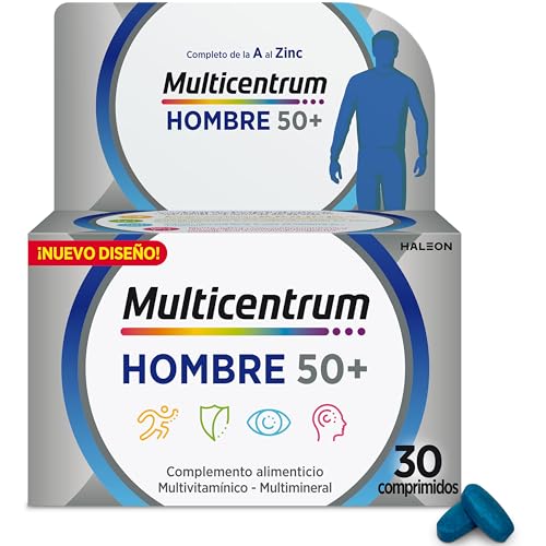 Hombre 50+, Multivitamínico Multimineral, 30 Comprimidos