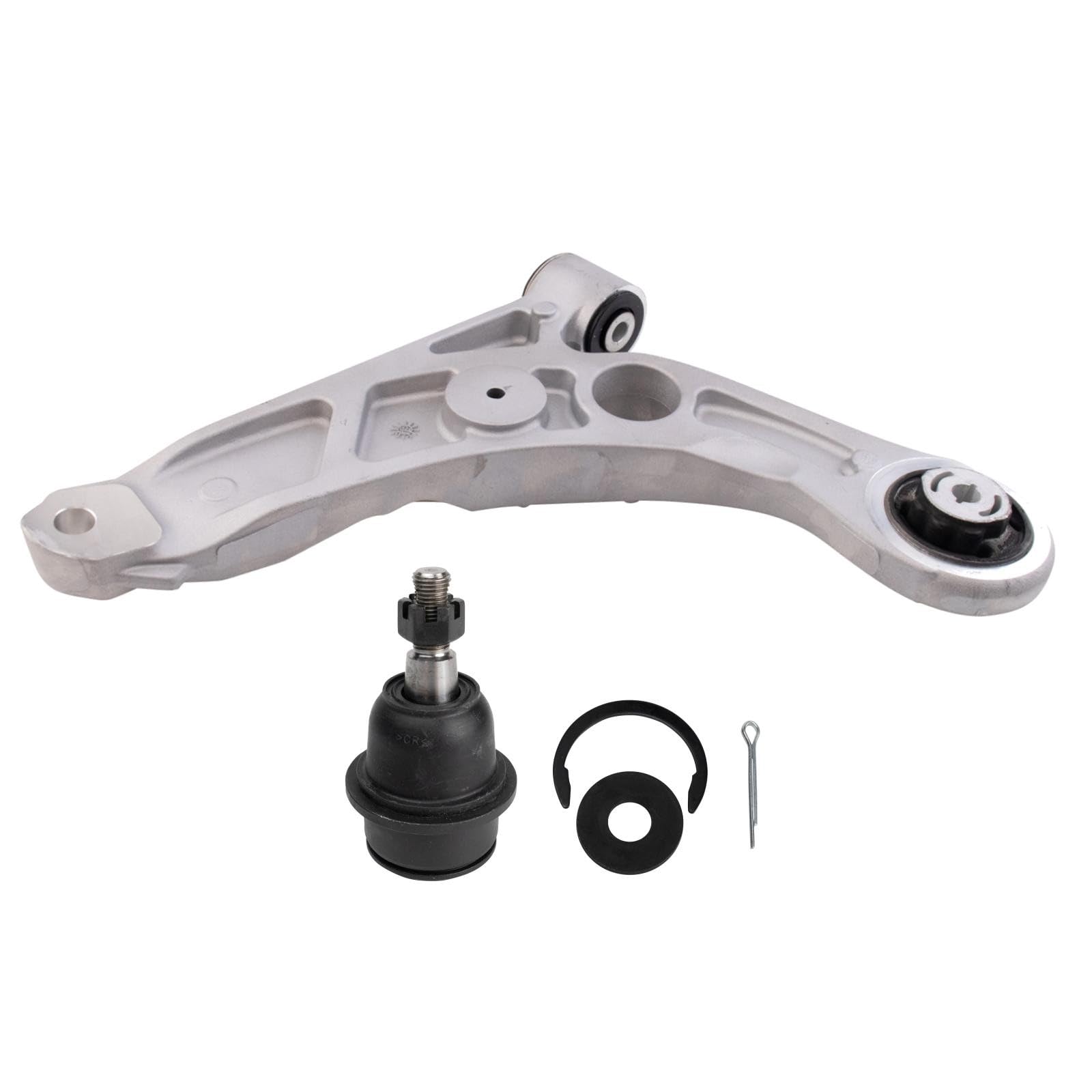 TRQ Front Left Lower Control Arm with Ball Joint Compatible with 2020-2023 Jeep Cherokee Image