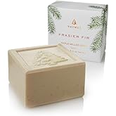 Thymes Frasier Fir Bar Soap - Pine Tree Scented Hand and Body Soap (5.5 oz)