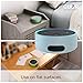 Silicone Case for Amazon Echo Dot with 3M Wall Mount Pad [No Drills] by Cuvr (Grey)