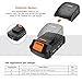 Cordless Drill, Tacklife 20V Drill 2000Ah Lithium-Ion Battery with Hammer Action 1/2