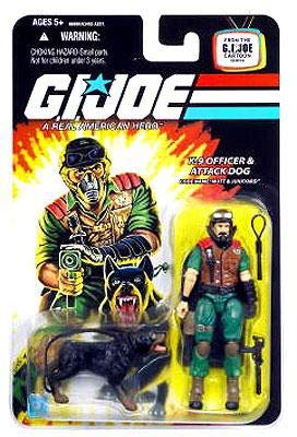 G.I. Joe 25th Anniversary Cartoon Series: Mutt and Junkyard (K-9 Officer and Attack Dog) 3 3/4 Inch Action Figure