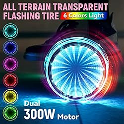 SISIGAD Hoverboard, 6.5" Flash Wheel Self Balancing