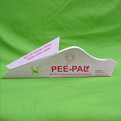 HealthGoodsIn Disposable, Portable Female Urination Device PeePal Ideal for Camping Highways Hikes Or When Using Dirty Public Toilets- Pack of 10 Funnels