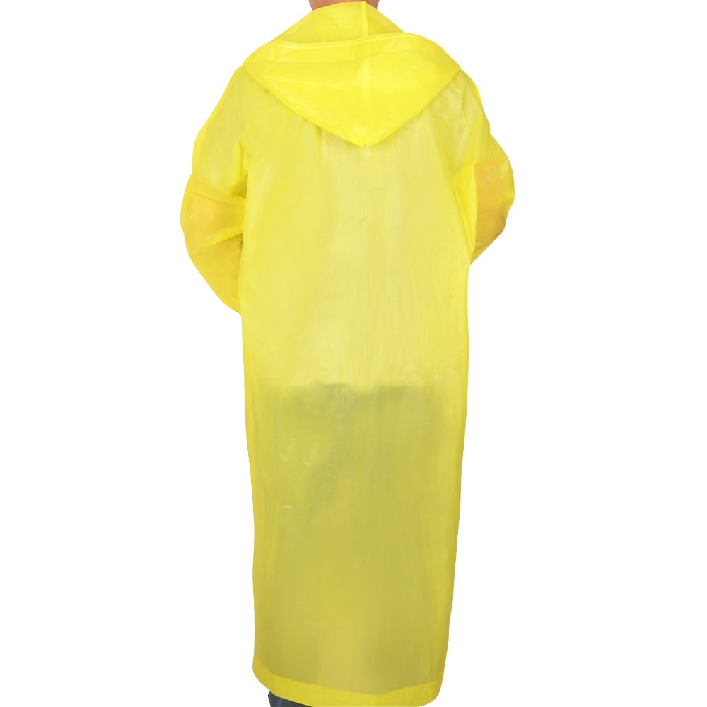 Alotpower Lightweight Compact Emergency Poncho for Theme Parks, Trip, Camping or School Events,Yellow