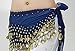VISKEY Fashion Chiffon Belly Dance Waist Chain with Golden Coins in 3-Layers,...