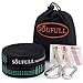 Soufull XL Hammock Straps Outdoor Tree Straps with 2 Carabiners,40 Loops Combined 20Ft Long,1400LBS Breaking Strength,Tree Friendly,Quick&Easy Setup