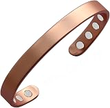 MagEnergy Copper Magnetic Bracelet 99.9% Pure Copper 6.8in 8 Magnets