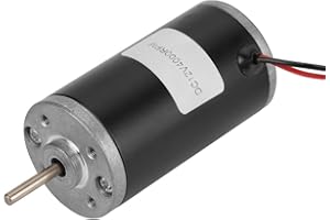 MARHYNCHUS DC Motor, 6V/12V/24V 3500-8000RPM High Speed CWCCW Permanent Magnet DC Motor dc Motors 31ZY High Power DC Carbon Motor for DIY, Permanent Magnet Motors (12v4000 RPM) dc Motors mini Motor