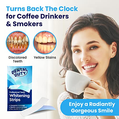 Dental Duty Sensitive Teeth Whitening Strips Professional Vegan Stain