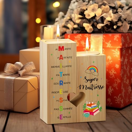 Tulolvae Teacher Gift End of Year, Candelabra Thank You Best Gifts Women Teacher Birthday Graduation Christmas Idea