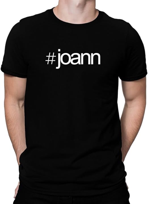 Hashtag Joann TShirt Black Amazon.ca Clothing & Accessories