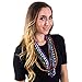 Mardi Gras Beads - Costume Jewelry - Mardi Gras Costume - Bulk Beaded Necklaces - By Funny Party Hats