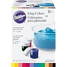 Wilton 1/2-Ounce Certified-Kosher Icing Colors, Set of 12, Cake Decorating Supplies
