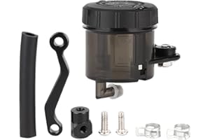Acouto Tank Oil Cup Motorcycle Oil Cup Universal Motorcycle ABS Brake Fluid Reservoir Clutch Brake Master Cylinder Tank Oil C
