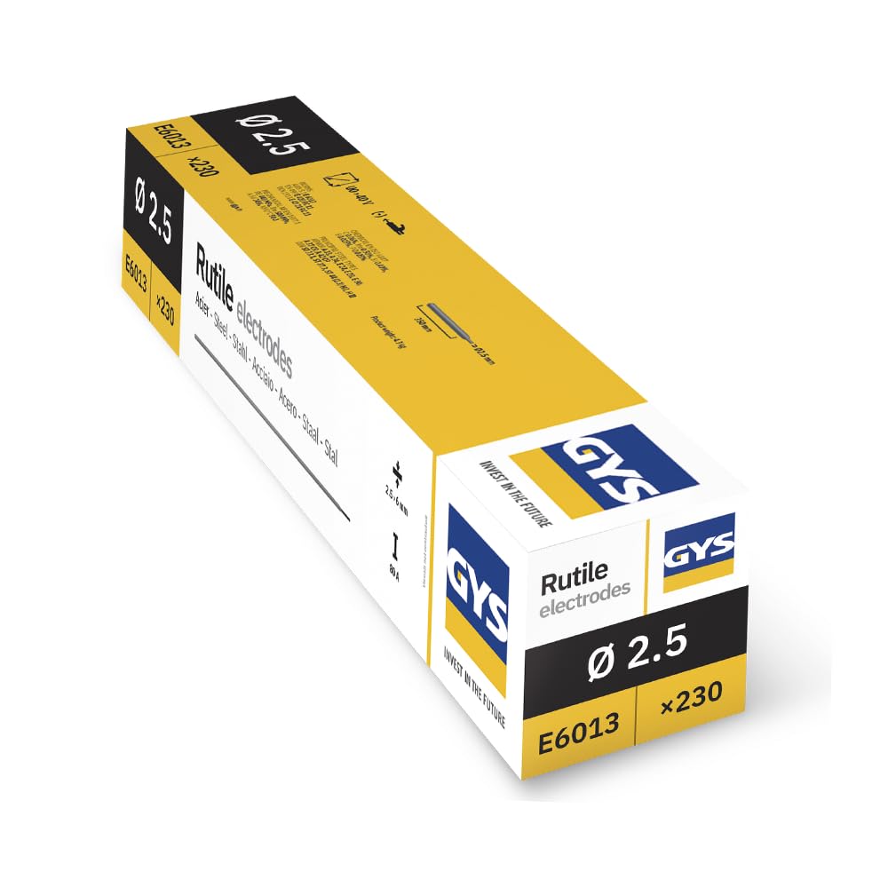 GYS Welding Electrodes 085039 2.5mm 4.46Kg Steel