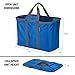 CleverMade SnapBasket XL (40 Liter), Royal Blue/Grey