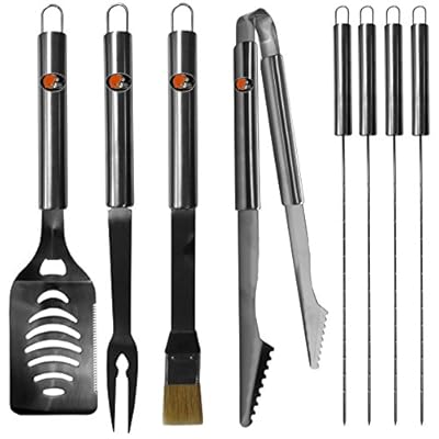 NFL 8 Piece BBQ Set with Case