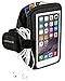 Universal Phone Holder For Running : Phone Armband Sleeve Workout Gear Arm Pouch Case & Bag For Apple iPhone 6 7 7S 8 8S PLUS X XS XR MAX & Galaxy Note 7 8 9 - ALL PLUS SIZED PHONES UP TO 6.4 INCHES