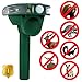 Apexan Outdoor Solar Ultrasonic Animal Repeller, Repels Raccoons, Skunks, Foxes, Bears, Dogs, Cats, Deer, Squirrels, Rabbits, Mice, Woodpecker and other Birds and Rodents | Protect Your Garden!