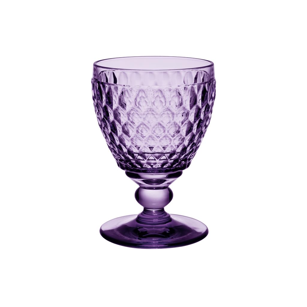 Villeroy & Boch - Boston Lavender White Wine Glass, Crystal Glass Coloured Purple, Capacity 125 ml