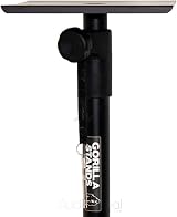 Gorilla DJ GSM-100 Studio Monitor Speaker Stands Adjustable Height Foam Pads view 2