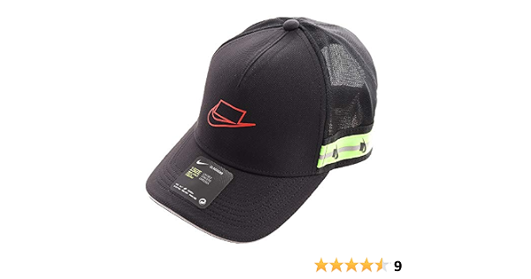 NIKE U Nk Clc99 Cap Wild Run Trkr Gorra, Unisex Adulto, Black/Habanero Red,  Talla Única : Amazon.es: Deportes y aire libre