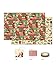 Cavallini Papers 4-Sheet Wrap Pack, Vintage Christmas