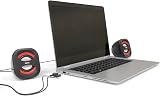 Hama Sonic Mobil 2 PC Speakers USB 3.0 3W 3.5mm Stereo Black Red view 5